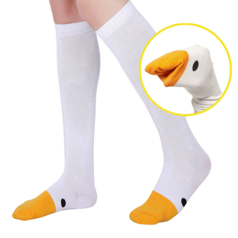 Title 1, Goose Game Socks Funny Unisex Cotton Goose Sock...