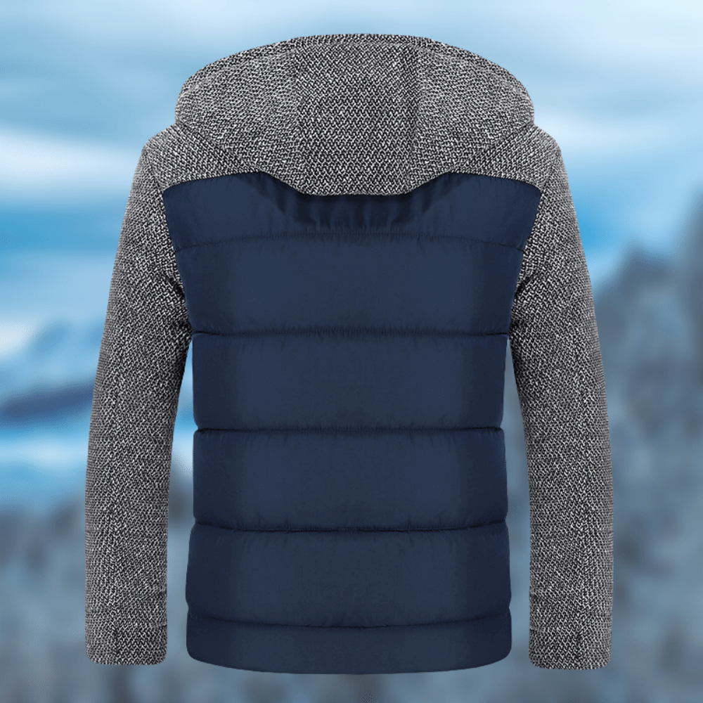 Men's cotton padded men's cotton coat trend youth hooded jacket