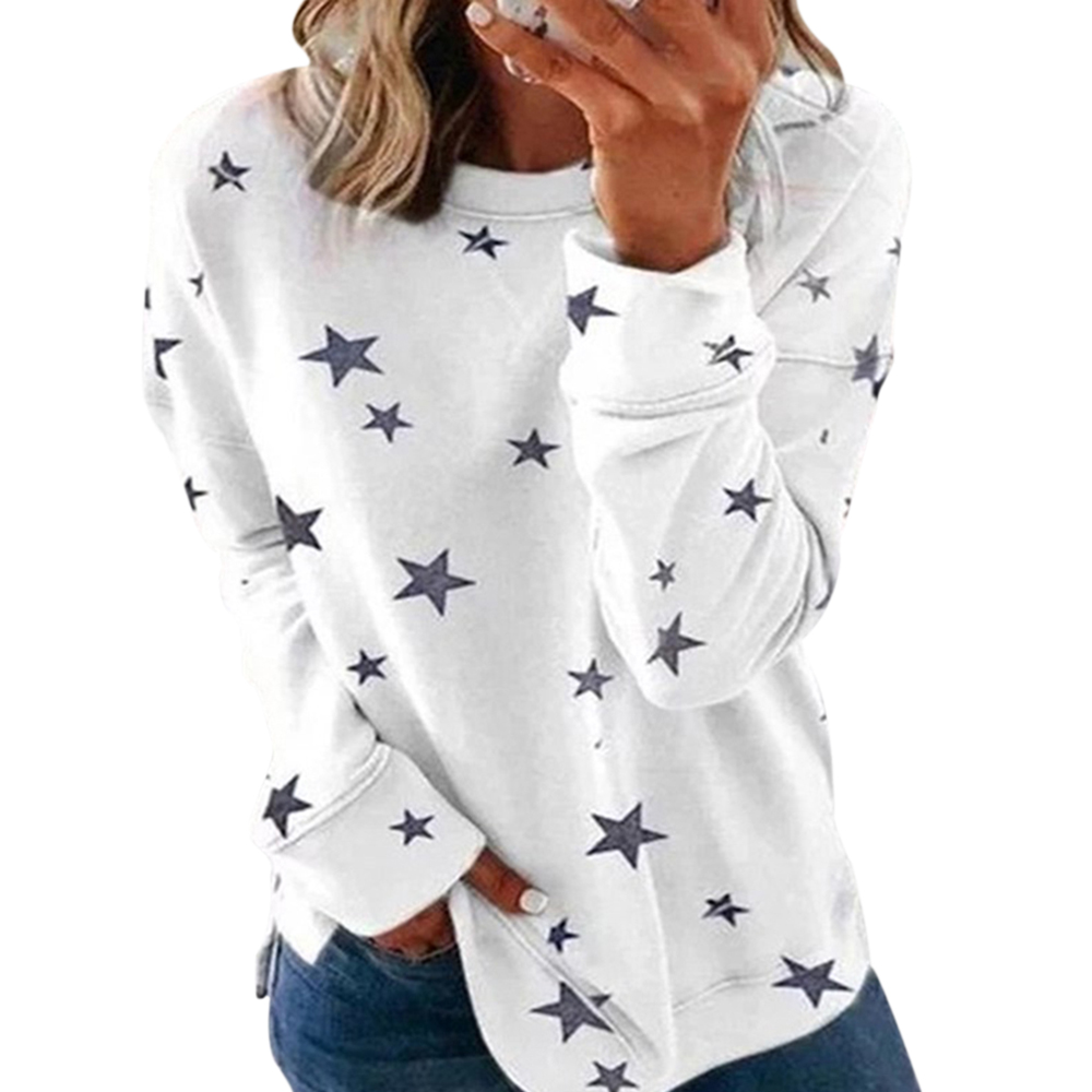 Title 15, Ladies Printed Long Sleeve Sweatshirt