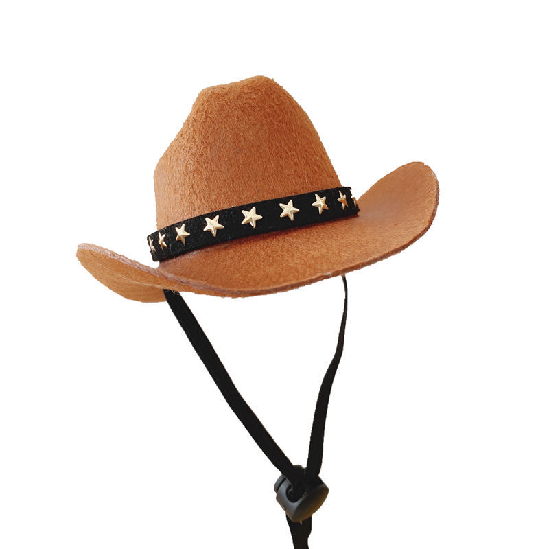 Cowboy hat star strap