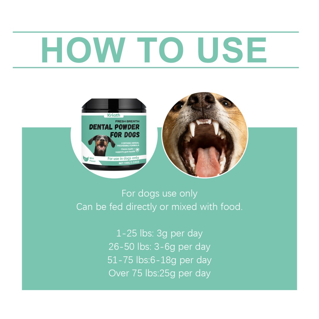 Dog Specific Breath Freshener Powder 8