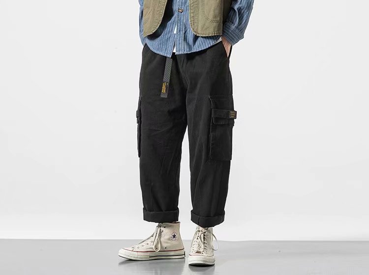 Title 6, Casual cropped broek voor heren met rechte pijpen