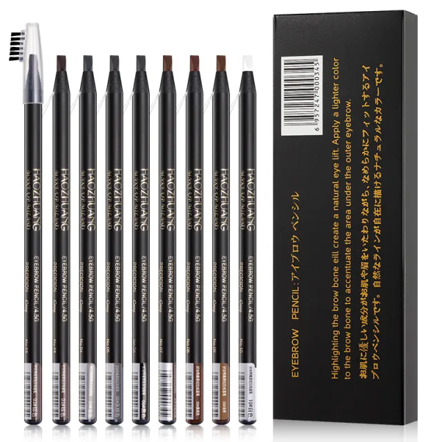 Hard Core Mist Pull Line Eyebrow Pencil Black - Shop at LoveMi