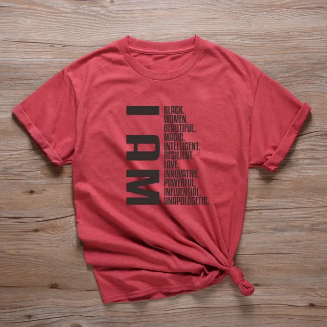 Printed Short sleeved Round Neck Loose T shirt 5 Style - Shop at LoveMi