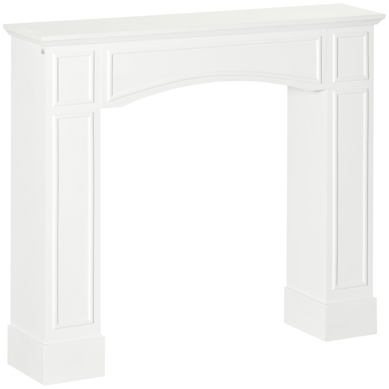 Modern Fireplace Mantel, Surround Mantels For Fireplace With Decorative Pattern Interior Width