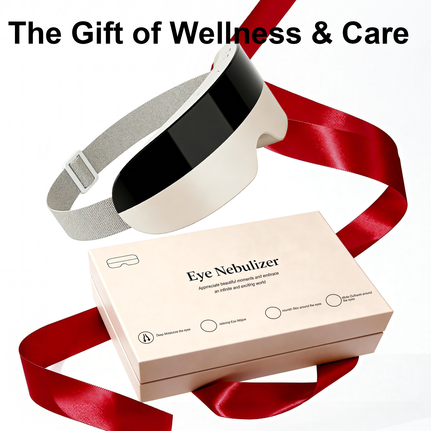 Eye Massager With Heat-Bluetooth Music Smart Eye Mask For Relax Eye Reduce Eye Strain Wedding-Birthday Gifts For Women&Men