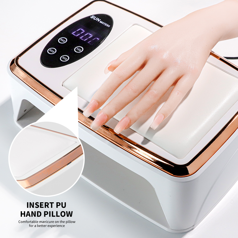Nail Lamp, Professional Nail Dryer With 90Pcs Lamp Chips, Fast And Efficient Drying, 4 Timer Setting LED Nail Gel Lamp, For Home Salon Use 5