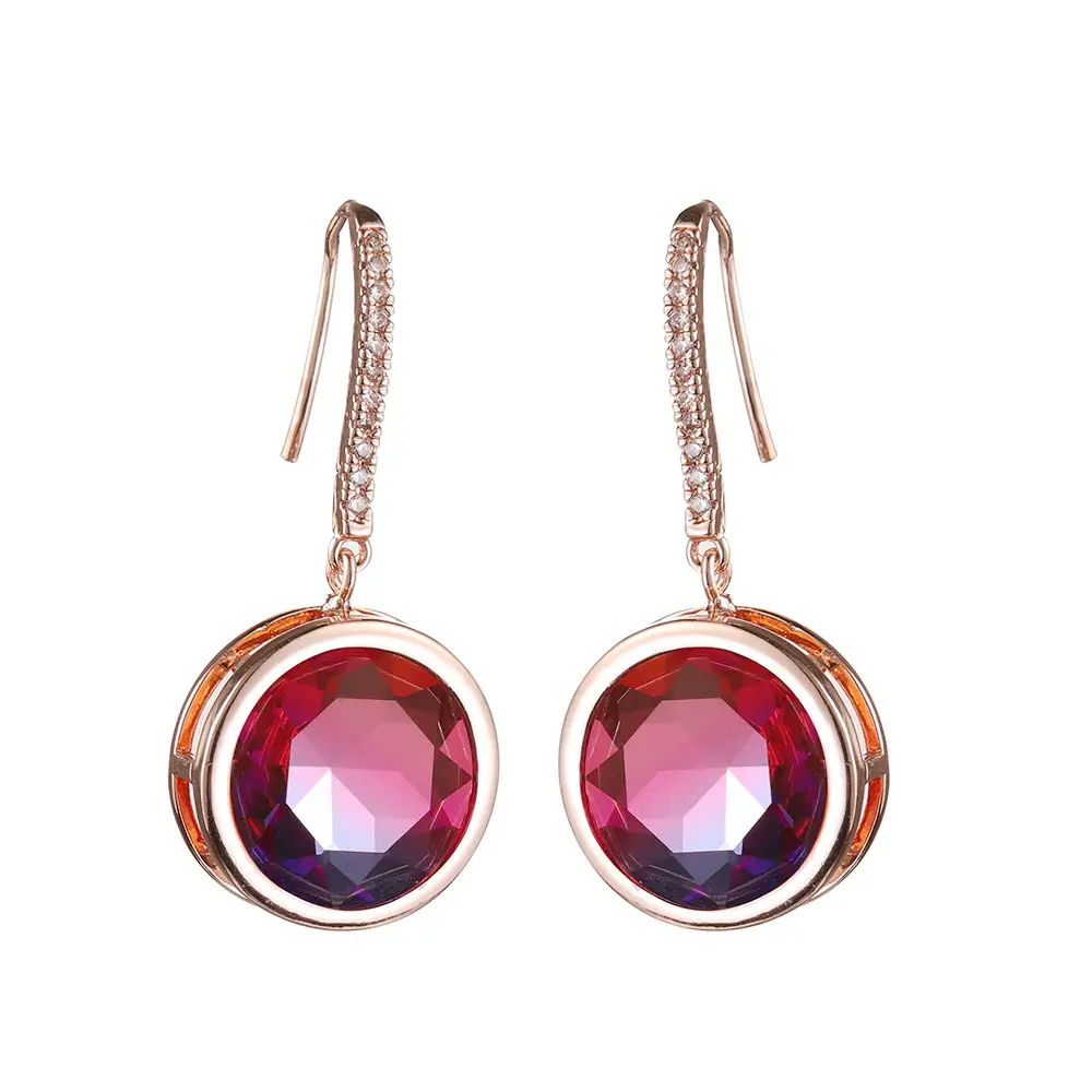 New Style Earrings Tourmaline Popular In Europe And America