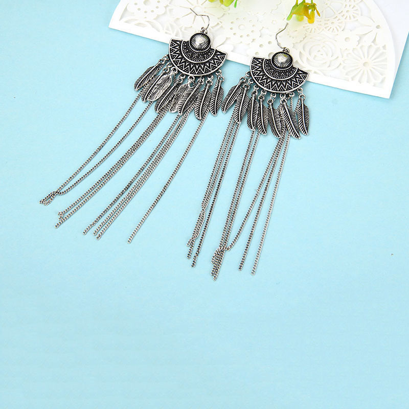 Popular Retro Style Long Tassel Earrings