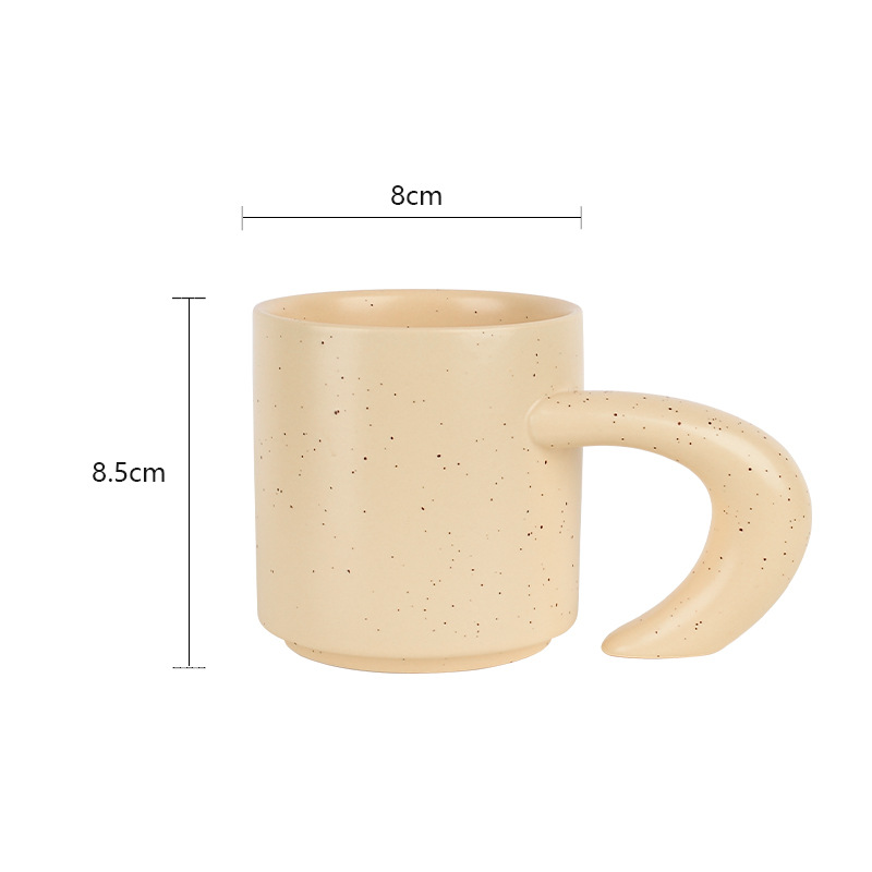 Title 2, Creative Ceramic Handle Stacked Mug