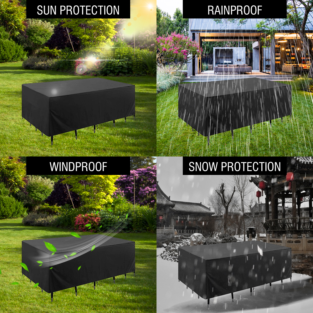 Tablet Furniture Protection Cover Heavy Duty Paio Yard Waterproof Windproof UV