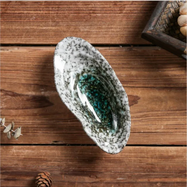 Sashimi Plate Hotel Ceramic Tableware Sushi Sashimi Plate Cold Dish Green - Shop at LoveMi