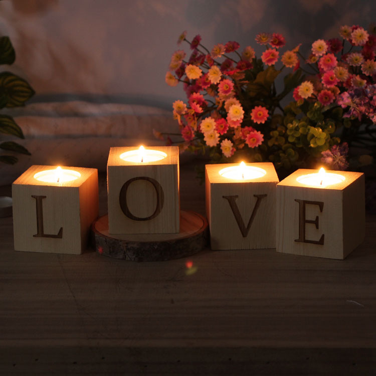 Simple Modern Romantic Creative Gift Candlestick - 4