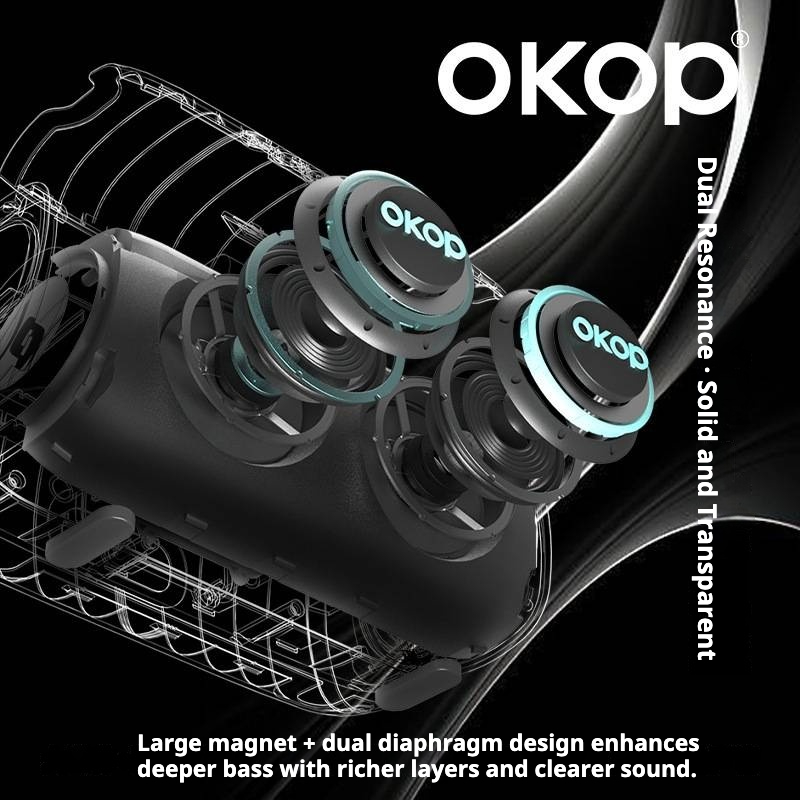 KP-815 Best-Selling Portable Bluetooth Speaker With RGB Lighting Compact Heavy Bass Audio For Home Desktops And Outdoor Use 2