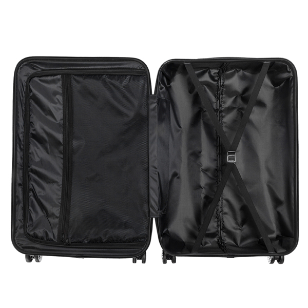 3-in-1 ABS Trolley Case 20 Inches, 24 Inches, 28 Inches Orange — foto 6