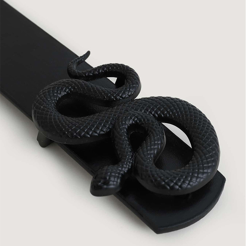 Title 4, Creative Animal Alloy Snake Buckle Retro Belt