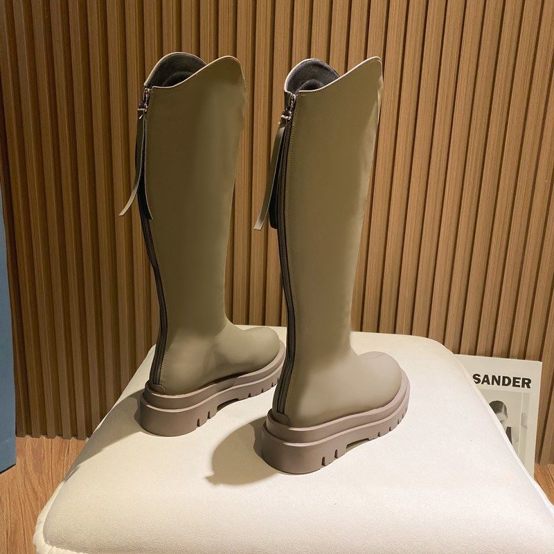 Retro Small Thick soled Knight Boots Tide 7 Style 40 - Shop at LoveMi