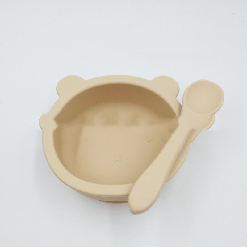 Title 8, Suction Cup Anti-fall Bear Silicone Baby Bowl C...