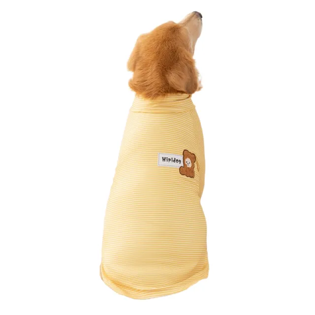 Autumn And Winter Big Dog Clothing, Golden Retriever Border Collie Quick Warm Two legged Thin Fleece, Medium And Large Dog Base Shirt, Pet Clothing... Yellow - Shop at LoveMi