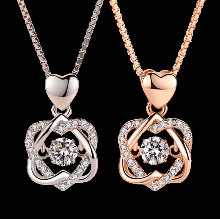 Horn Star Smart Necklace Female Beating Heart Clavicle Chain