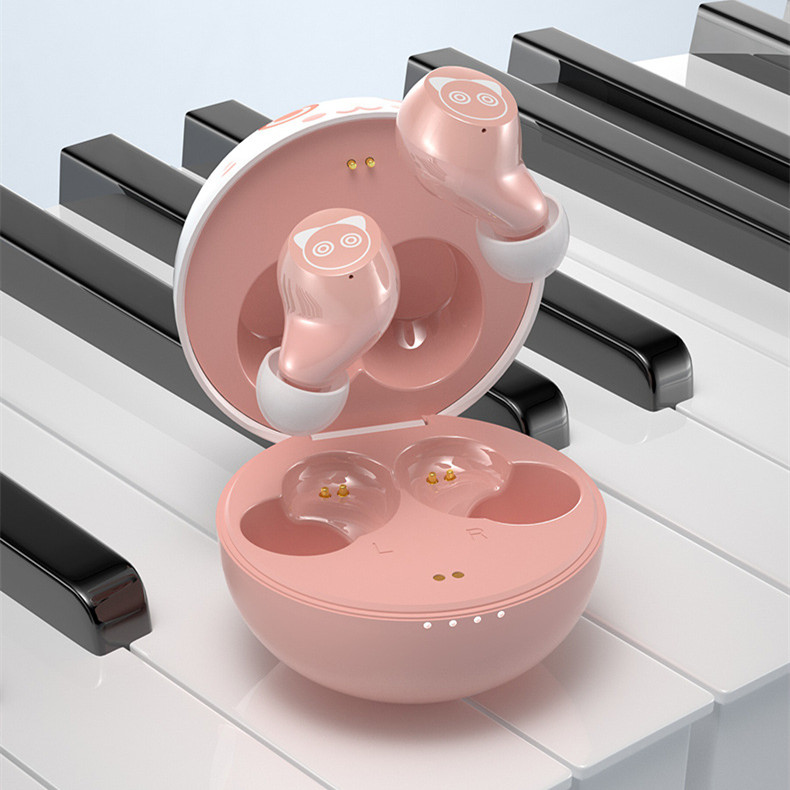 Bluetooth Headset Wireless Rechargeable Mini Cute - Image 3