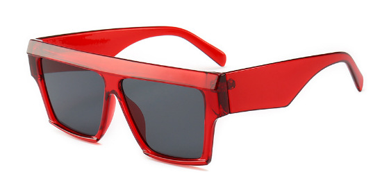 New Style Flat-top Sunglasses Large Square Frame - Image 4