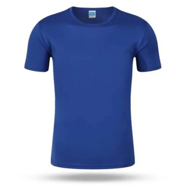 Workwear T shirt Round Neck Short Sleeve Printing Precious Blue - Shop at LoveMi