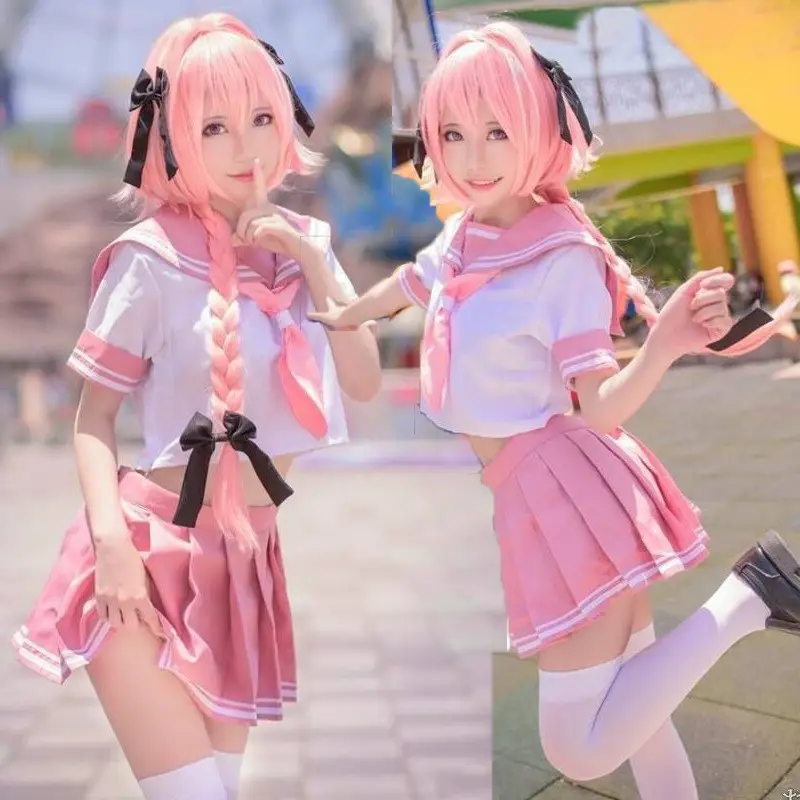 Sailor Suit Cosplay Costume Fgo Wig Women