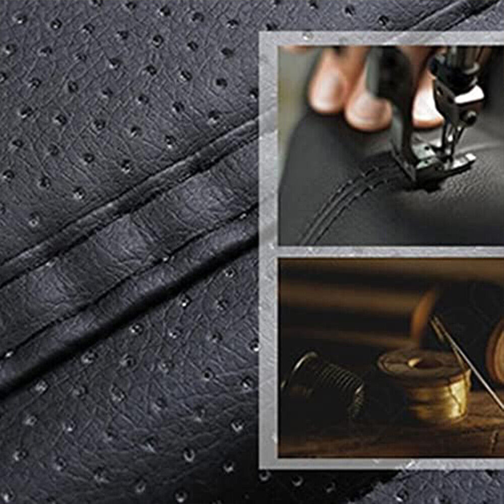 1Pcs 3D Car Front Seat Cover Pad Full Surround PU Leather Chair Cushion Mat 11