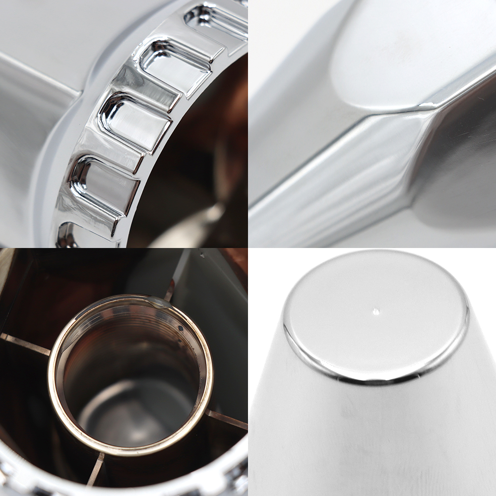 Universal And Truck Wheel Hub Covers, ABS Plastic, Chromed - Image 2