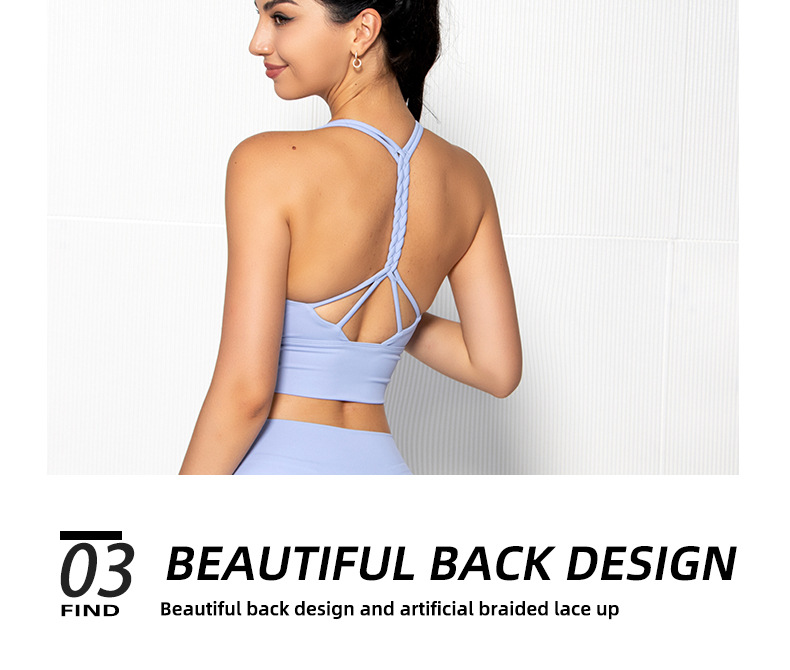 Title 5, Fitness Bra Sports Beautiful Back Yoga Vest