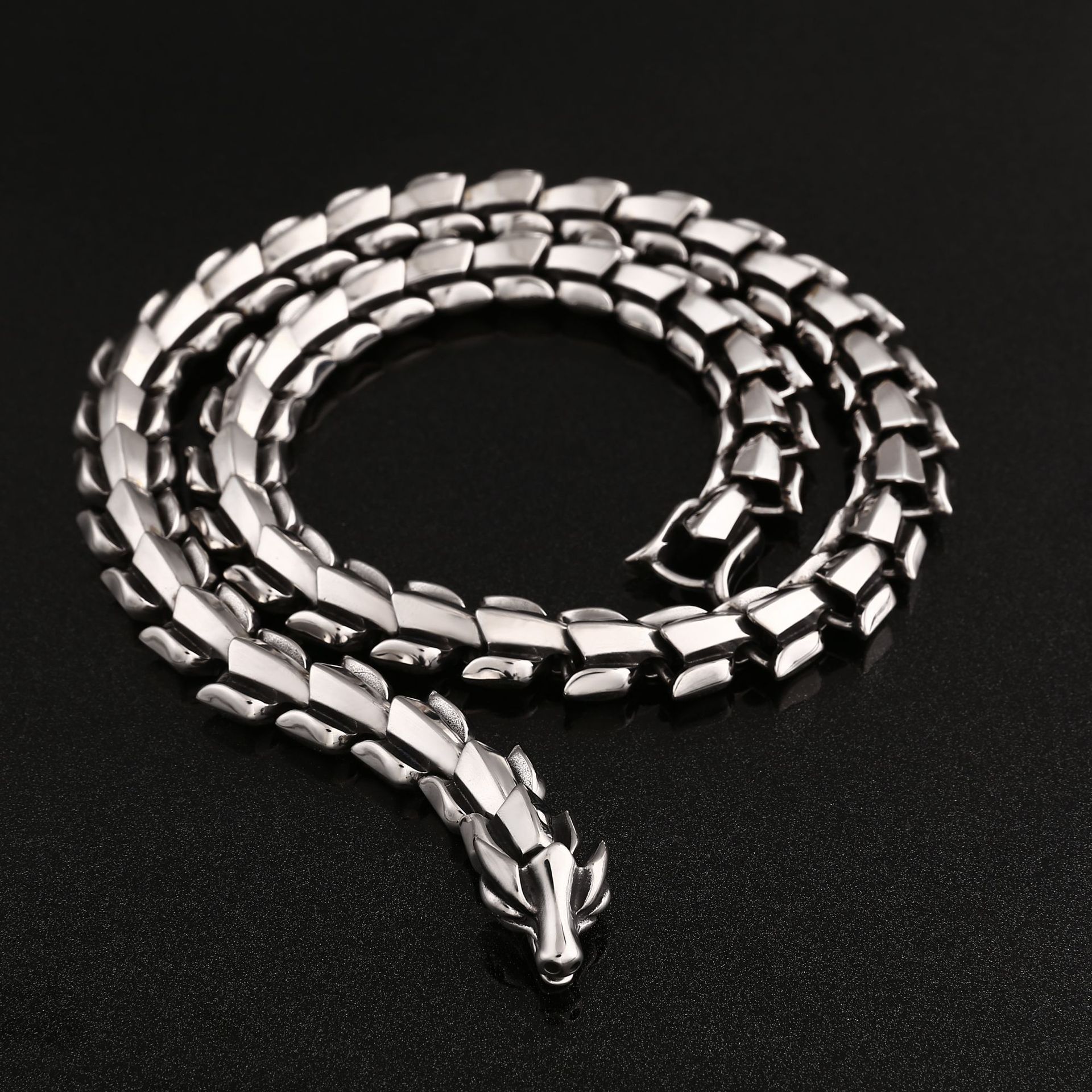 Nordic Viking Men's Keel Titanium Steel Necklace