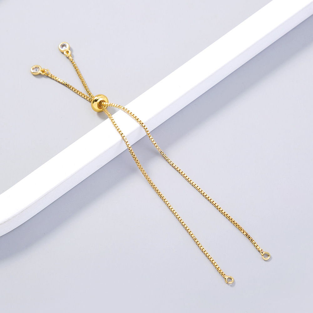 Golden Zircon Venice Adjustable Bracelet Accessory