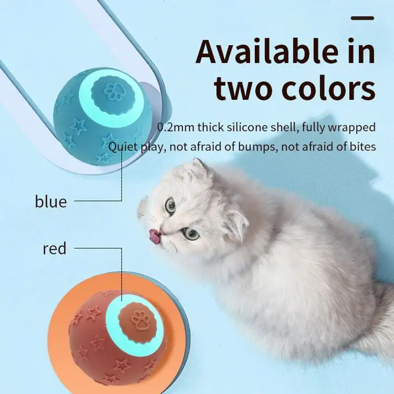 Smart Ball Cat Toy 2 Modes Rechargeable