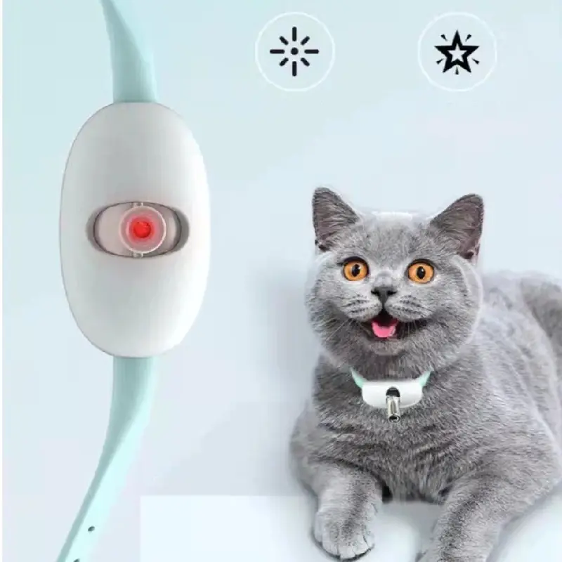 Automatic Cat Toy Smart Laser Teasing Collar
