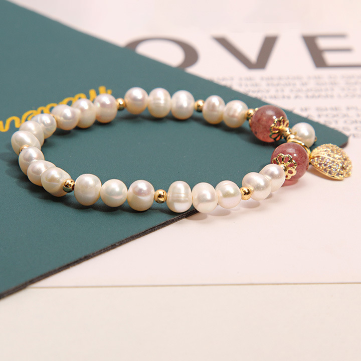 Vintage Freshwater Pearl Bracelet Girl