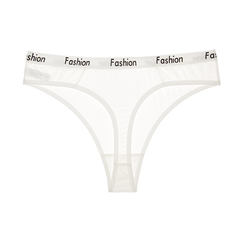 Title 6, Culotte Thong Femme Mesh Transparent Taille Bas...