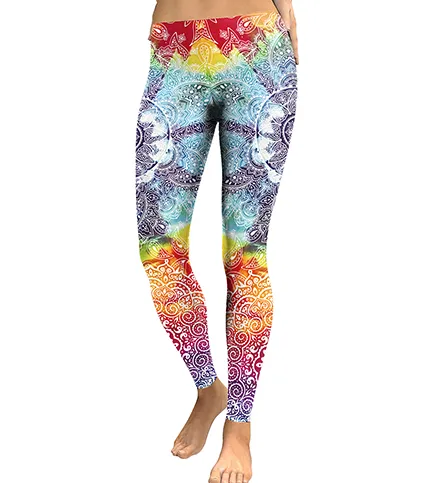 Summer hot new 3D digital printing nine pants slim stretch leggings - Kdk1778-L