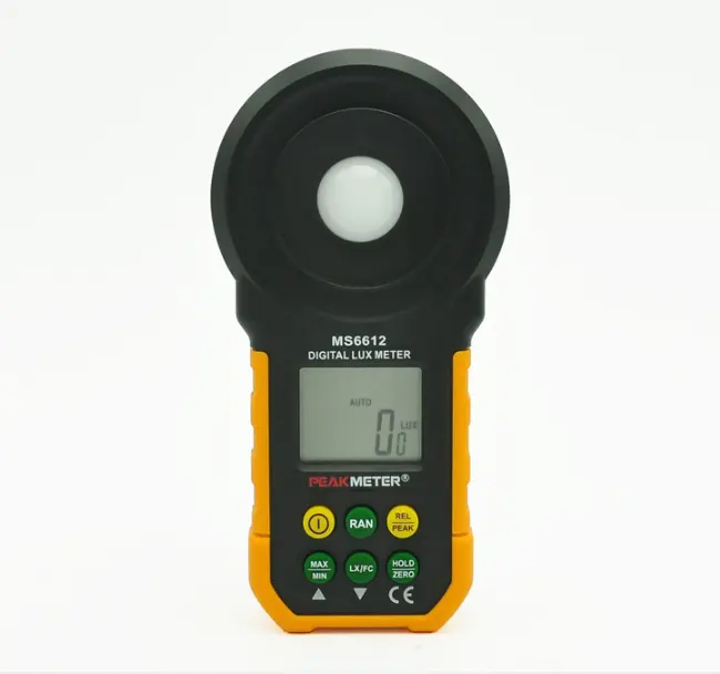Huayi MS6612 Illuminance Meter Ambient Light Brightness Tester High
