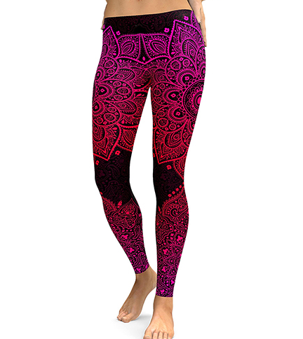 Summer hot new 3D digital printing nine pants slim stretch leggings Kdk1892 Xl - Shop at LoveMi