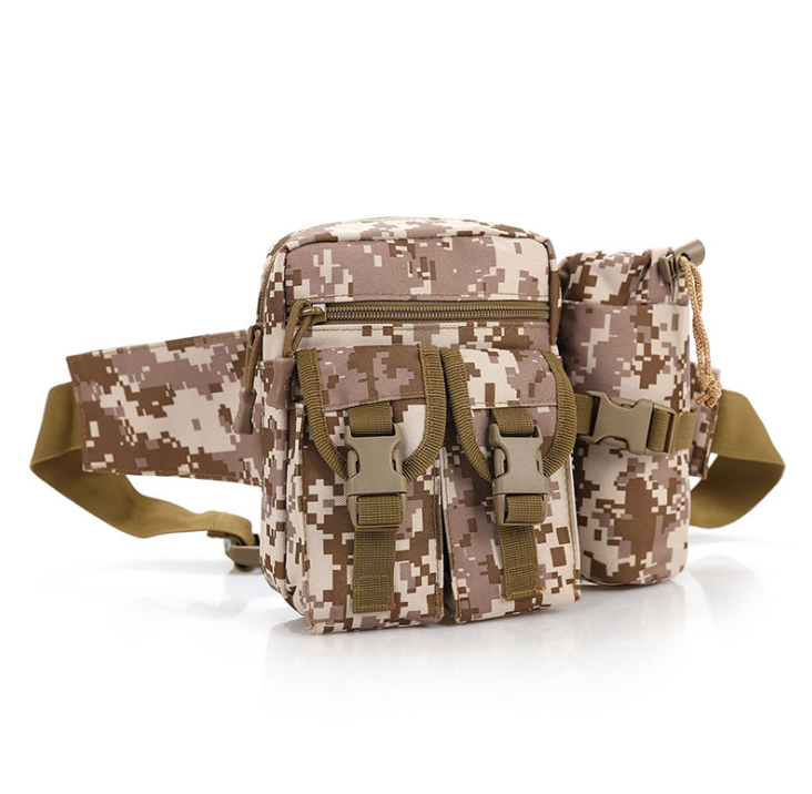 Camping Outdoor Waist Bag Tactical Nylon Waterproof Military Bag With Water Bottle Pockets For Traveling Riding Travel Hiking Climbing — foto 3