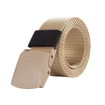 Factory direct supply anti allergy belt, canvas belt, woven canvas belt, outdoor leisure nylon belt wholesale
