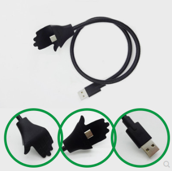Compatible with Apple, Compatible with Apple , Palm off metal iphone6 6S data line car bracket charging line retractable can stand