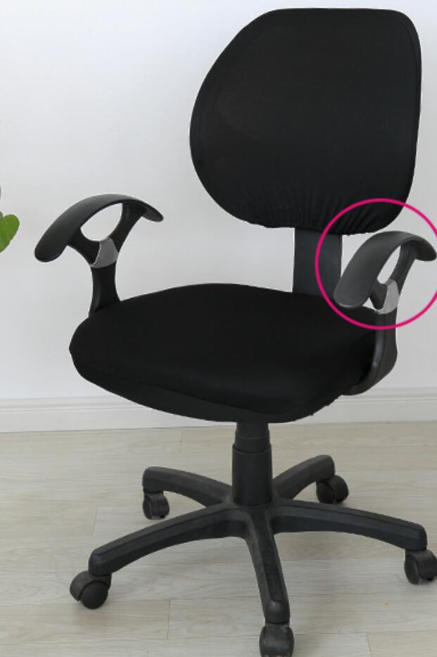 Office Chair Cover With Armrest Chair Dining Cover For Chair Decoration Black - Shop at LoveMi