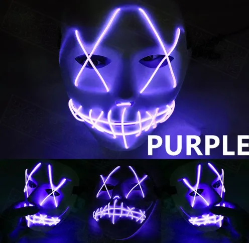 Halloween Led Glowing Full Face Mask – image 6