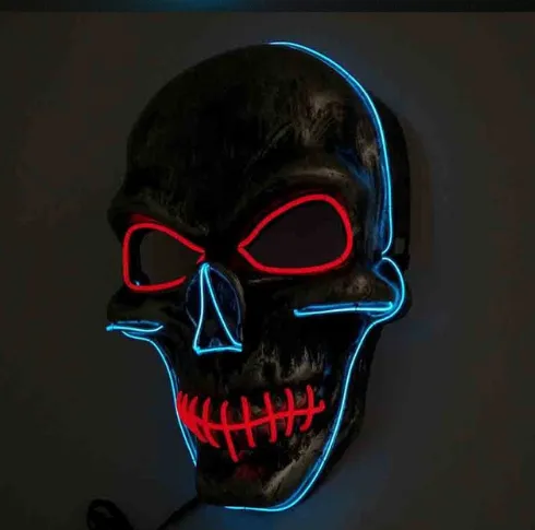 Halloween Led Glowing Full Face Mask – image 8