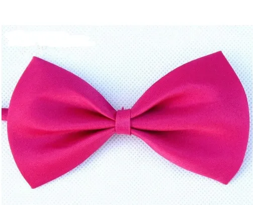 Adjustable Dog Cat bow tie neck tie pet dog bow tie puppy bows pet bow tie different colors supply - Rose Red