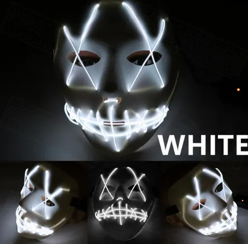 Halloween Led Glowing Full Face Mask – image 9