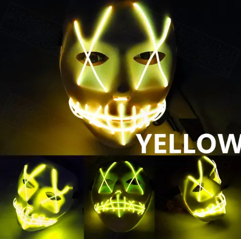Halloween Led Glowing Full Face Mask – image 10