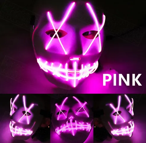 Halloween Led Glowing Full Face Mask – image 5